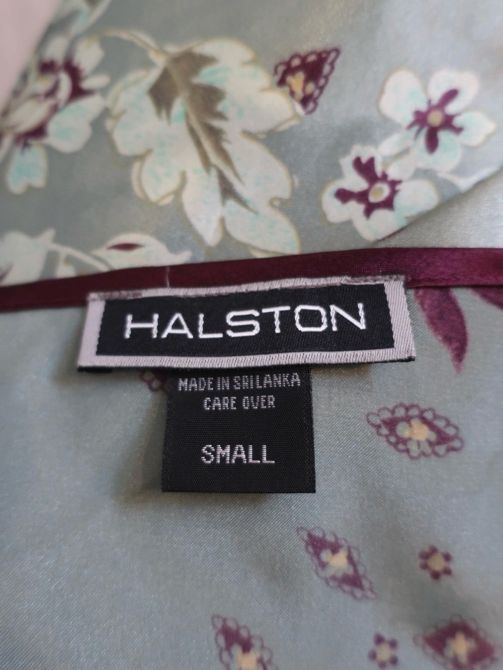 Halston Green V-Neck Spaghetti Strap
Satin-Finish Maxi Dress - Small - Picture 3 of 3